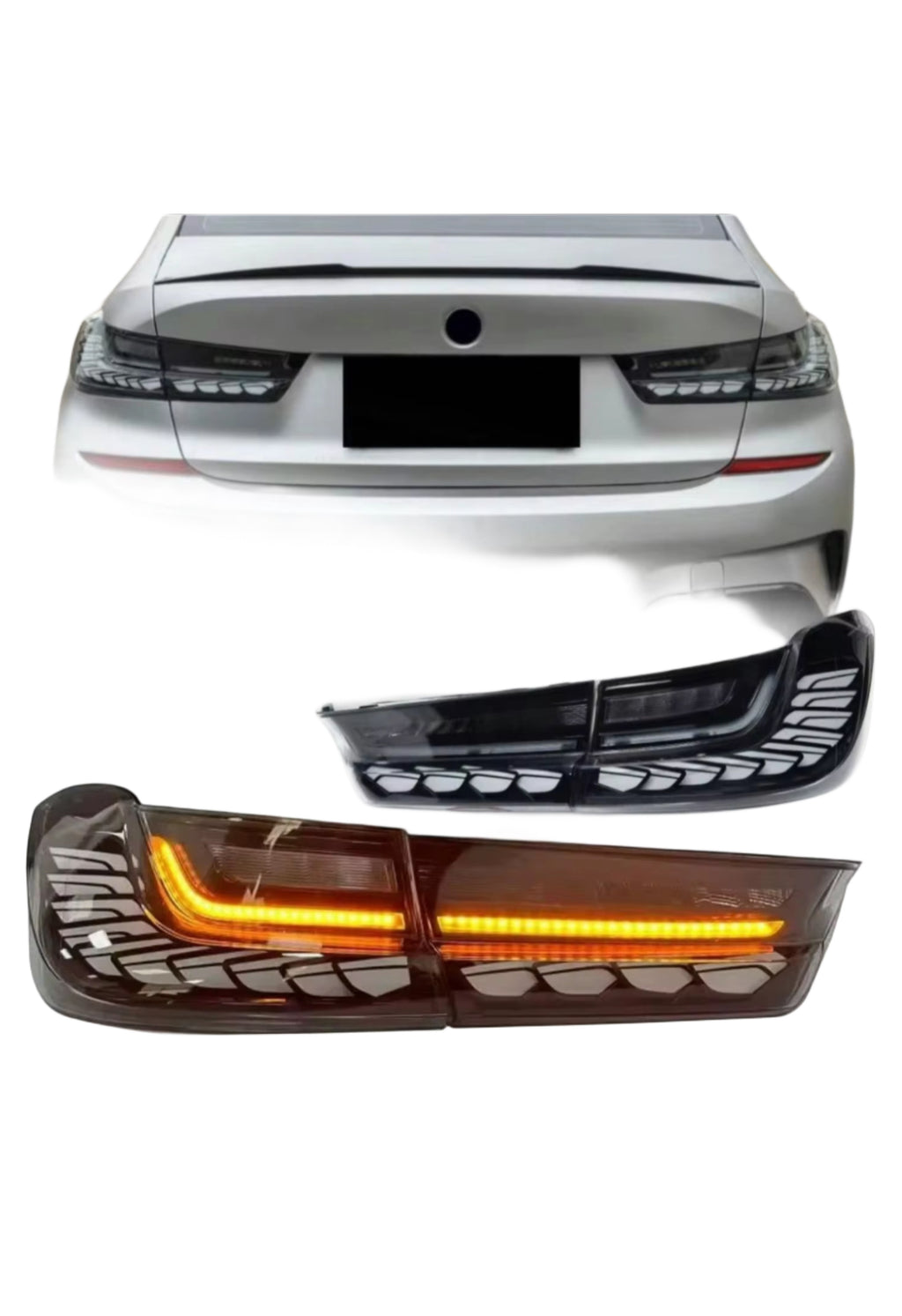 GTS Style Taillights BMW 3 Series G20 G80 M3 330i 340i